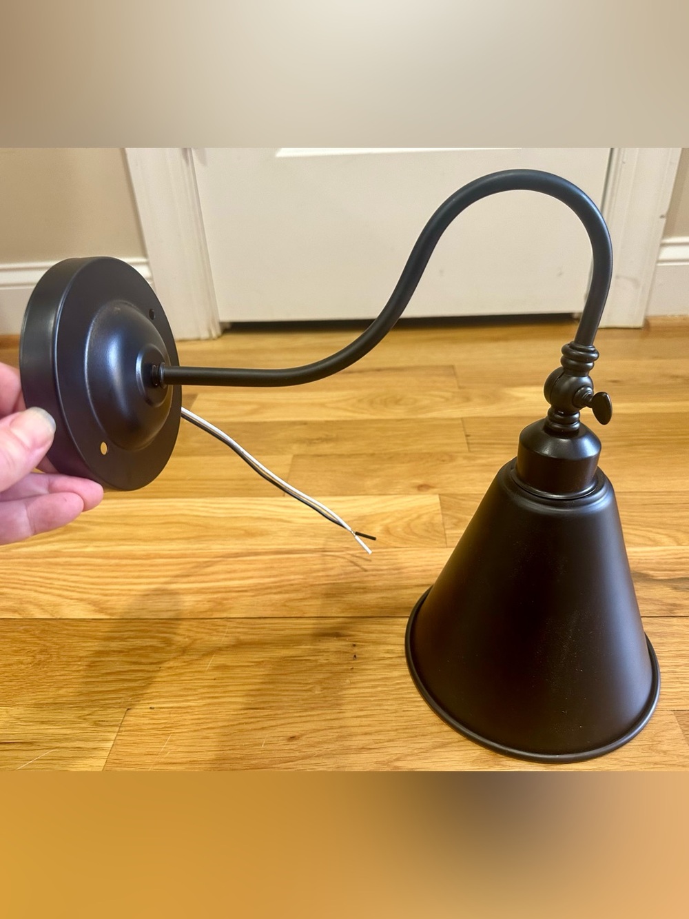 2 Matte Black Wall Sconce Light Fixture - Home Accents